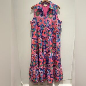 SSYS The Label Floral Pink and Blue Women’s Size XL Dress